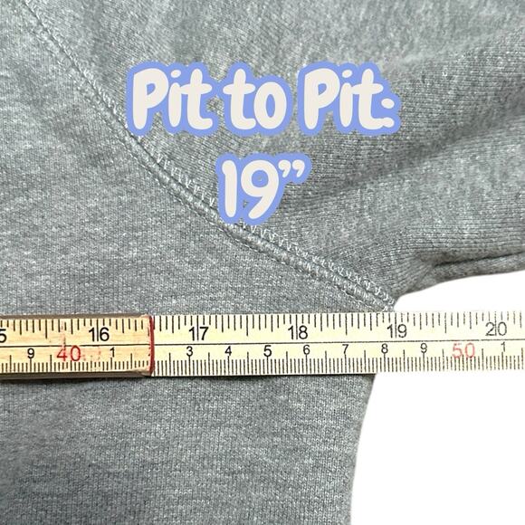 J. Crew Jackson Hole Preppy Crewneck Pullover Sweatshirt Gray Size S - Picture 6 of 8